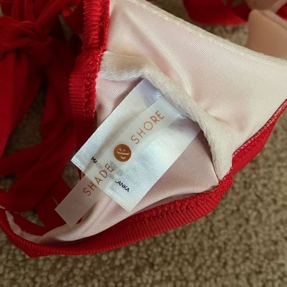 NWOT 38B Shade and Shore‎ Red Light Lift Bralette Bikini Top - Picture 4 of 6
